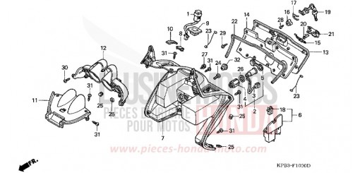 BOITE INTERIEURE NSS2501 de 2001